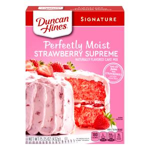 1 Serving Cake Mix - Strawberry Supreme