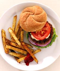 1 serving California Burger with Fries