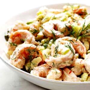 1 serving California Shrimp Salad without Dressing (Half)