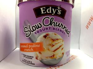 1 Serving Caramel Praline Crunch Ice Cream - Slow Churned, Yogurt Blends