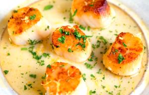 1 serving Caramelized Sea Scallops