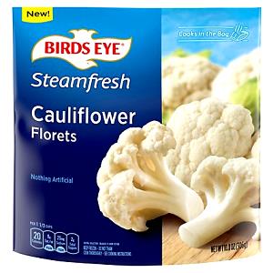 1 Serving Cauliflower Florets, Frozen Veggies