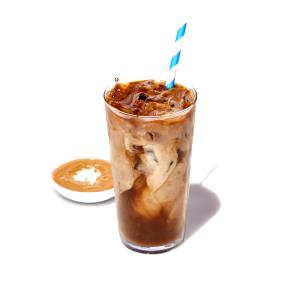 1 Serving Iced Caramel Mocha Chocolate Milk 16Oz