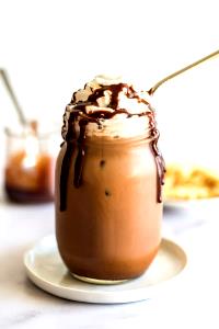 1 Serving Iced Mocha Non-Fat Milk 20Oz