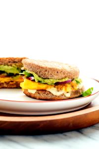 1 Serving Cheese For Garden Vegetable Breakfast Sandwich