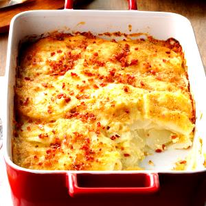 1 serving Cheesy Potato Bake with Bacon