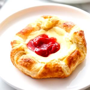 1 Serving Cherry Sweet Cheese Pastry