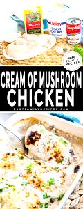 1 Serving Chicken Breast - Cooked İn Vegetarian Mushroom Soup Base