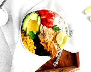 1 serving Chicken (Breast) Fajita without Shell Cabana Bowl