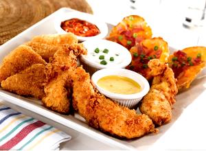 1 serving Chicken Breast Strips (Appetizer Combo)