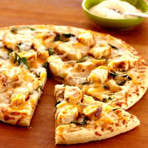 1 Serving Chicken & Garlic Gourmet Pizza