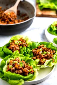 1 Serving Chicken Lettuce Wraps With Special Sauce Add