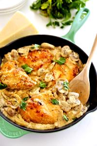 1 Serving Chicken & Mushrooms