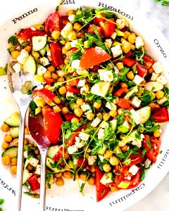 1 Serving Chickpea And Tomato Salad