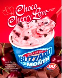 1 Serving Choco Cherry Love Blizzard - Medium