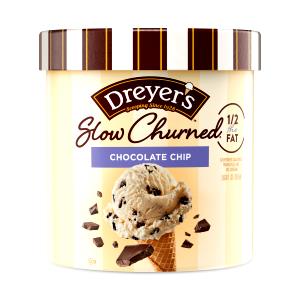 1 Serving Chocolate Chip Ice Cream - Slow Churned, Light