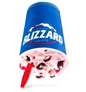 1 Serving Chocolate Dipped Strawberry Blizzard - Small