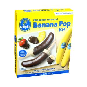 1 Serving Chocolate Flavored Banana Pops