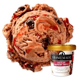 1 Serving Chocolate Raspberry Truffle Ice Cream - Like İt Size