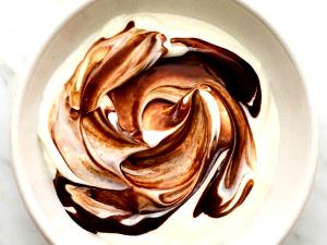 1 Serving Chocolate Yogurt - Dish