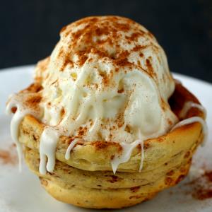 1 Serving Cinnamon Bun Ice Cream - Love İt Size