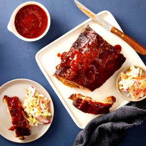 1 serving Classic Barbecue Half-Rack Ribs