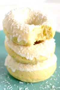 1 Serving Coconut-White Cake Donuts