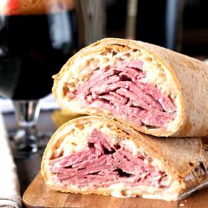 1 Serving Corned Beef Reuben Wrap