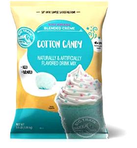 1 Serving Cotton Candy With Whip - Whole Milk - 24 Oz.