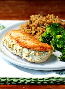 1 serving Cream Cheese Stuffed Chicken Breast