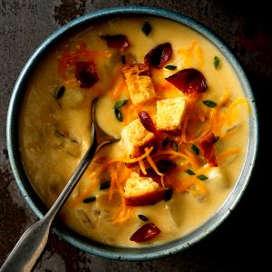 1 serving Cream of Potato Cheddar Soup (Regular)