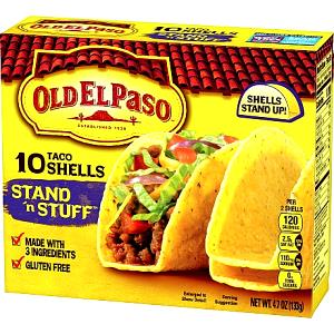 1 serving Crispy Corn Taco Shell Power Wagon - Steak