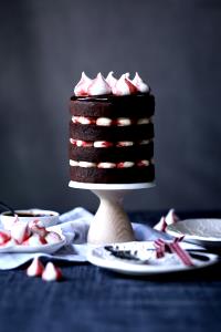 1 Serving Dark Peppermint Pleasure - 6" Round Cake