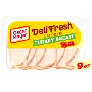 1 Serving Deli Style - Smoked Turkey Breast - D-Shaped Lunch Meat