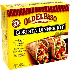 1 Serving Dinner Kit, Gordita, Pad