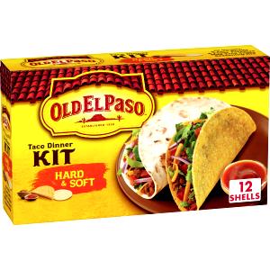 1 Serving Dinner Kit, Hard & Soft Taco, Pad, Tortilla