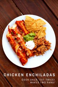 1 Serving Double Enchilada - Chicken