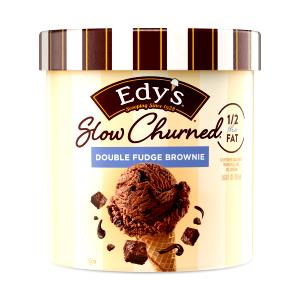 1 Serving Double Fudge Brownie Ice Cream - Slow Churned, Light