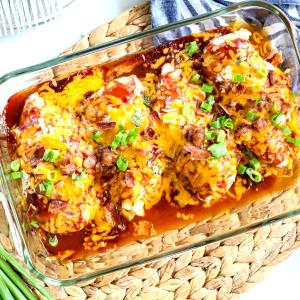 1 Serving Dressing For Large Mesquite Chicken With Bacon