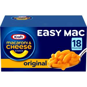 1 Serving Easy Mac Macaroni And Cheese Dinner, Big Packs