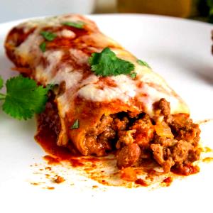 1 Serving Enchilada, Ground Beef