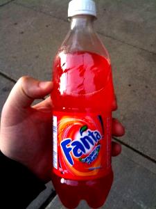 1 Serving Fanta Red Tangerine