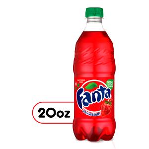 1 Serving Fanta Strawberry Soda Large