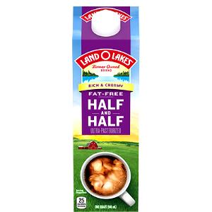 1 Serving Fat Free Half And Half Creamer