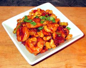 1 Serving Fiery Kung Pao Shrimp (1/2 Portion)