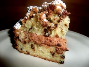 1 Serving Filled Chocolate Chip Crumb Cake