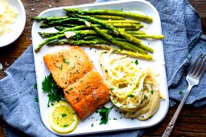 1 Serving Flame Broiled Salmon