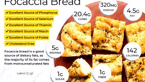 1 Serving Focaccia Italian Flatbread Mix