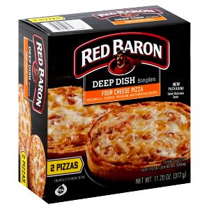 1 Serving Four Cheese Deep Dish Pizza