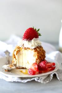 1 Serving Fried Ice Cream; Honey